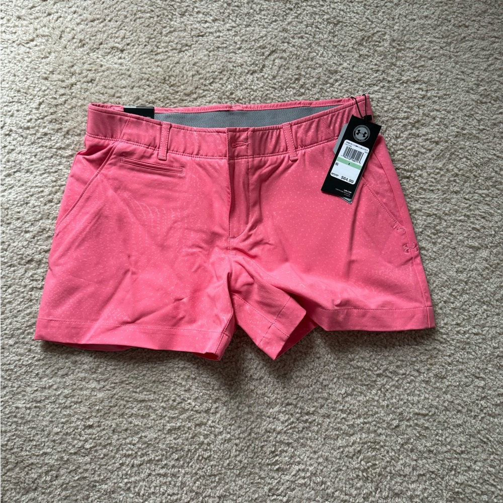 Under Armor Women’s Pink Golf Shorts